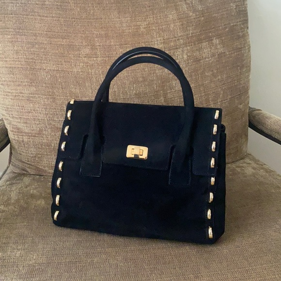 NWOT STUART WEITZMAN SUEDE BAG *price firm & final - Picture 1 of 13